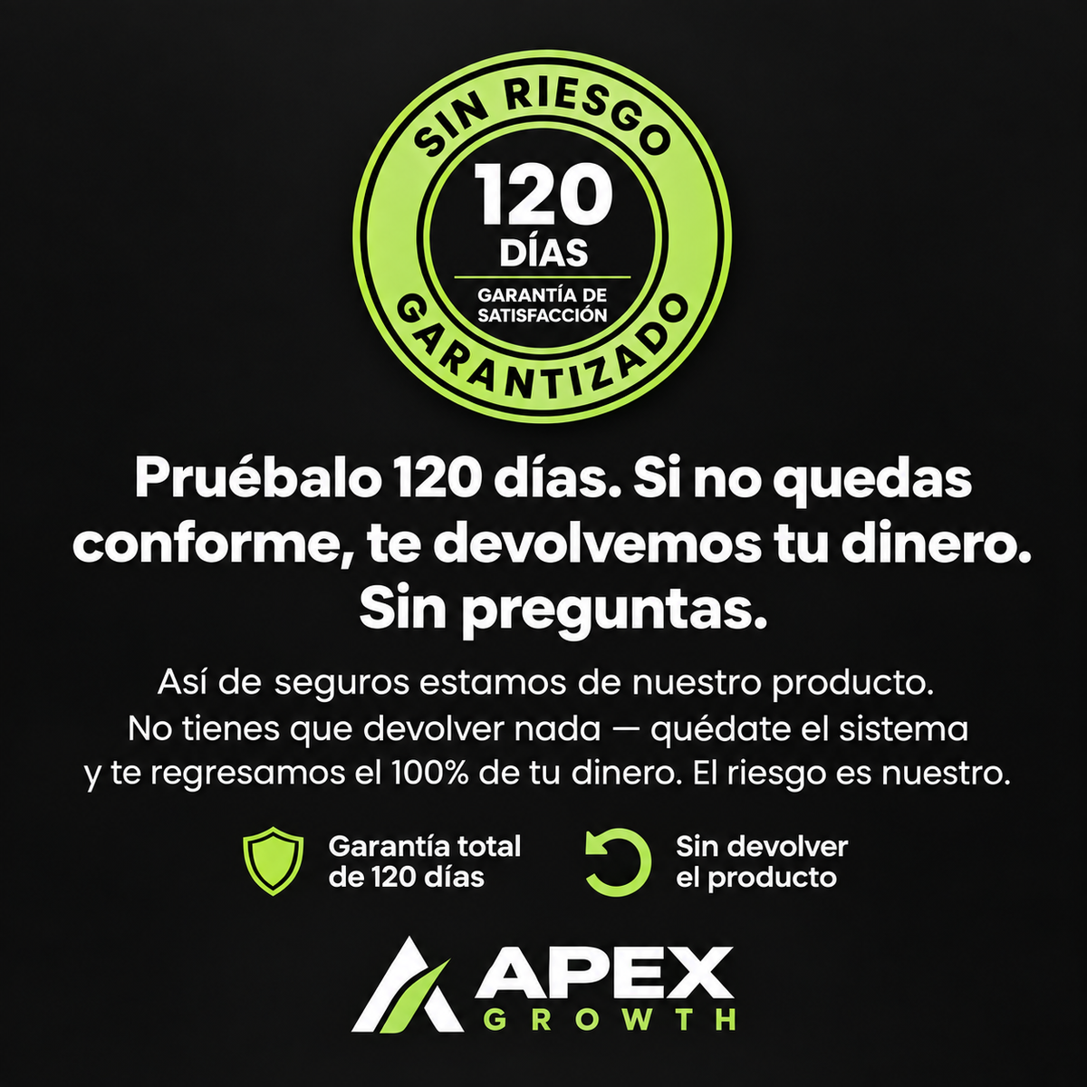 Tu compra está protegida durante 120 días.